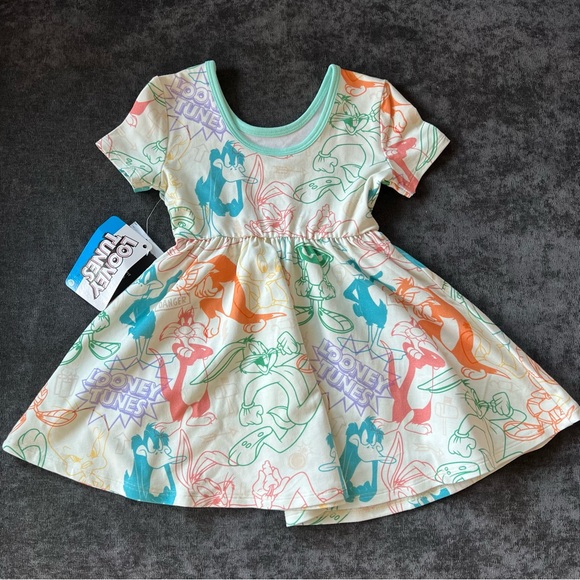 NWT Rag’s Looney Tunes Swing Dress Size 2T - Picture 5 of 5